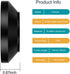 52mm Wide Angle Lens Hood,Universal Metal Lens Hood Sunshade with Centre Pinch Lens Cap for Canon Nikon Sony Pentax Olympus Fuji Camera +Microfibe...