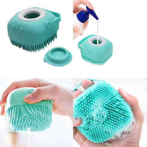 10PCS Cat&Dog Grooming Brush Kit,Self-Cleaning Grooming Brush Removes Loose Hair?Pet bath brush,Bath Massage Glove Brush, Nail Clipper, Flea Comb...