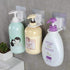 Shower Gel Bottle Rack Hook Bracket Bathroom Wall Magic Paste Shampoo Suction Wall Type Seamless Hook 3 Pack...