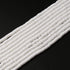 380pcs White Clay Beads Chip Strip 6mm Flat Round Polymer Disk Loose Spacer Heishi Beads for Handmade DIY Jewelry Making Bracelets Flat Polymer Cl...