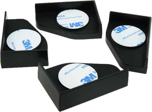 4PCS Black Plastic Fish Tank Corner Protector Aquarium Glass Angle Cover for Home...