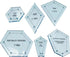 300Pc ASSROTED Acrylic TEMPLATES Quilting Patchwork Piecing Craft for Sewing...