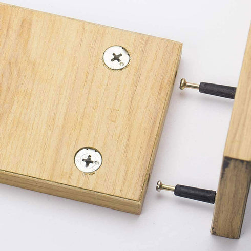 50 Sets Furniture Connecting Cam Lock Fittings with Dowel Cam Lock Connectors Furniture Fastener Screws Nut for Wardrobe and Cabinet...