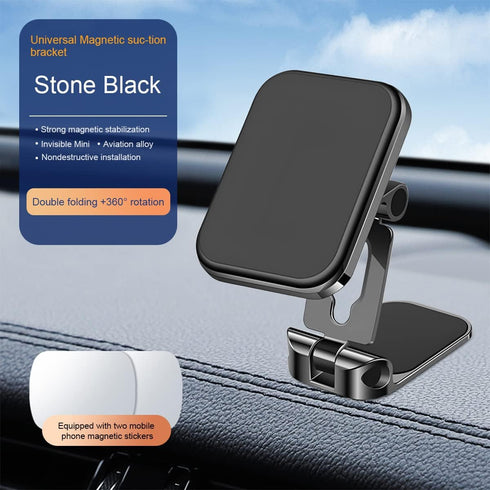 Phone Holder for Car, Super Strong Magnetic Car Cell Phone Mount Hands Free, Foldable Phone Stand for Automobile, 360° Rotation Universal Dashboar...
