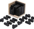 Wooden Brain Teaser Puzzle Skills Builder Shape Pieces Educational Toy for Kids and Adults (Black T and H Shape)...