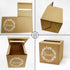 KALEFO Kraft Card Box Wedding Favors Post Boxes Cardboard Wedding Party Decor Table Centerpiece...