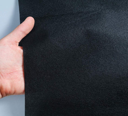 Olgam 60 Inch x 3 Yard Upholstery Black Cambric Dust Cover Fabric Replacement for Sofas, Dining Chairs, Conceals Frame and Staples Inside Furnitur...