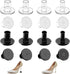 High Heel Protectors, 8 Pairs Heel Stoppers & Heel Repair Caps - 4 Sizes Shoe Heel Cover for Women Perfect for Weddings, Grass, Gravel, Wetlands(X...