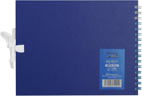 Maruman S310-02 F0 Art Spiral Sketchbook, Thick Drawing Paper, Blue, 24 Sheets...