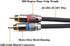 Tisino 1/4 to RCA Cable, Quarter inch TRS to RCA Audio Cable 6.35mm Stereo Jack to Dual RCA Insert Cable Y Splitter Cabl - 1.6 feet/50 cm...