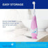 brush-baby BabySonic Infant and Toddler Electric Toothbrush for Ages 0-3 Years - Smart LED Timer and Gentle Vibration Provide a Fun Brushing Exper...