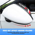 2PCS Rear View Mirror Rain Eyebrows, Waterproof PVC Auto Side Mirror Rainproof Guard, Sports Visor Smoke Cover, Universal Exterior Accessories for...