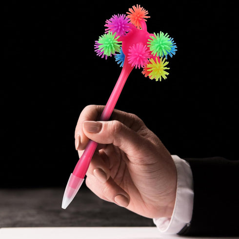 Toyvian 9pcs Stress Ball Ballpoint Pens Fun Pens Sea Urchin Ballpoint Pen Silly Pens Cute Sea Urchin Shaped Pens Soft Rubber Monster Pens Cartoon ...