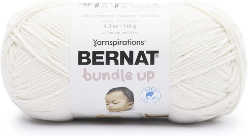 Bernat Bundle Up Marshmallow Yarn - 3 Pack of 141g/5oz - Polyester - 4 Medium (Worsted) - 267 Yards - Knitting, Crocheting & Crafts......