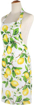 G2PLUS Cotton Kitchen Apron with Pockets, Thick Lemon Apron, Adjustable Cooking Apron for Baking, Chef Apron for Women, Men, Holiday and Xmas Gift...