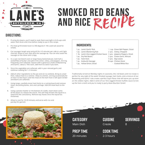 Lane's Blackened Seasoning Spice, All-Natural Blackened Fish Seasoning for Pork, Beef & Seafood, Cajun Blackening Seasoning, Made in the USA, 4.6 ...