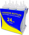 New Star Foodservice 26238 Squeeze Bottles, Plastic, Wide Mouth, 24 oz, Clear, Pack of 6...