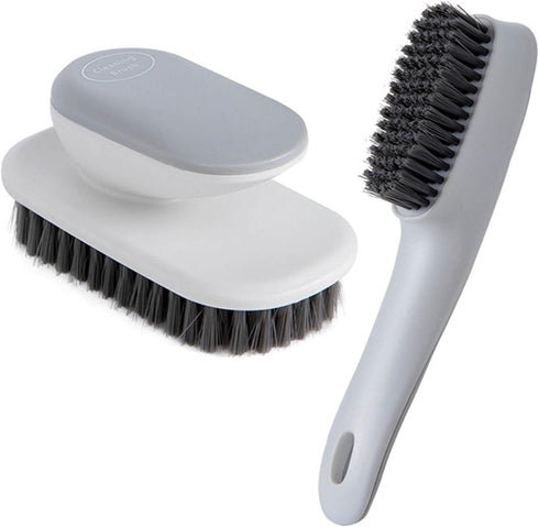 Cleaning Brush Household Small Laundry Brush for Soft Bristle Scrub Clothes Shoe Underwear Fabric Hand Cleaning Brush (Gray)...