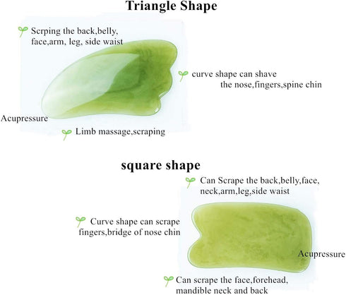 7 Pieces Gua Sha Scraping Massage Tool,Natural Resin GuaSha Tool Massage Tools Set for Face Back and Neck Release,Reduce Muscle Pain,with Storage ...