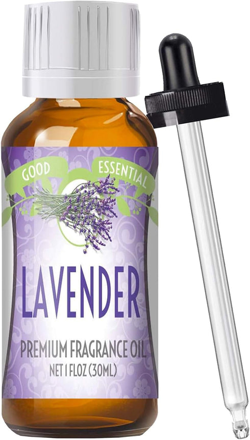 Good Essential Professional Lavender Fragrance Oil 30ml for Diffuser, Candles, Soaps, Lotions, Perfume 1 fl oz - Lavender Fragrance Oil for Slime ...