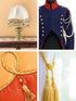 Mandala Crafts Gold Twisted Cord Trim Decorative Rope for Crafts - Braided Gold Rope Trim for Upholstery Cording Handfasting Graduation Cord...