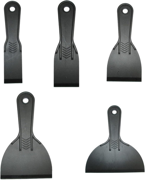 Plastic Putty Knife Set Plastic Putty Knives Flexible Paint Scrapers Tool Flexible Scraper Set Plastering Tool Filling Knife Set for Patching,Spac...