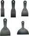 Plastic Putty Knife Set Plastic Putty Knives Flexible Paint Scrapers Tool Flexible Scraper Set Plastering Tool Filling Knife Set for Patching,Spac...