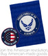 Breeze Decor Proud Family Airman Garden Flag Armed Air Force USAF United State American Military Veteran Retire Official House Decoration Banner S...