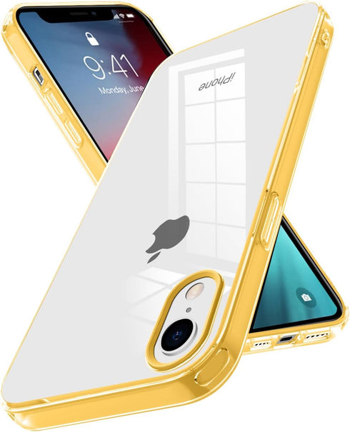 for iPhone XR Case,Clear Anti-Scratch Reinforced Corner Protective Phone Case,Hard PC+Soft TPU Shell 3in1 Slim Flexible Protective Shockproof Phon...