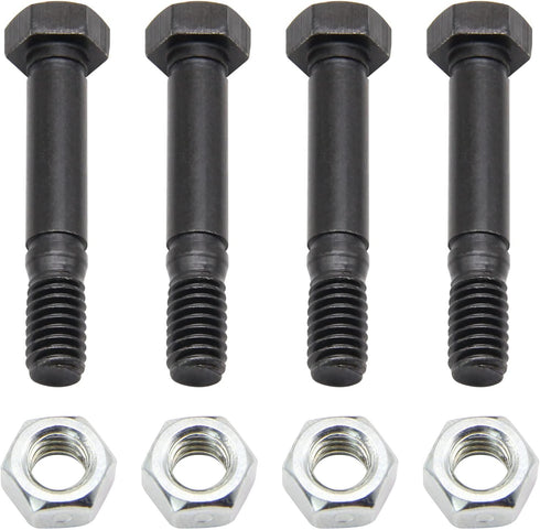 HAKATOP 4 PK Snow Blower Shear Pin Bolt & Nuts Replacement for Ariens 52100100 521001...