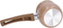 Butter Pot, Saucepans Aluminum Alloy Cooking Pot for Coffee Butter Chocolate Nonstick Milk Pan 8cm Dia Single Handle(brown)...