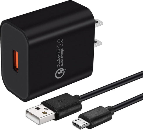 Fast Charger Compatible Samsung Galaxy J7, Galaxy J7 Prime,J7 Sky Pro/Pro,J7 V 2nd/Perx/Star,J7 Neo/Luna/Crown/Eclipse/Refine,J6 Plus/J5 Pro,J4 Pl...