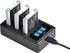 NB-6L NB-6LH Battery and 3 Slots LED Display Charger Replacement for Canon PowerShot D10 D20 ELPH 500 HS S90 S95 S120 SD770 SD980 SD1200 SD1300 SD...