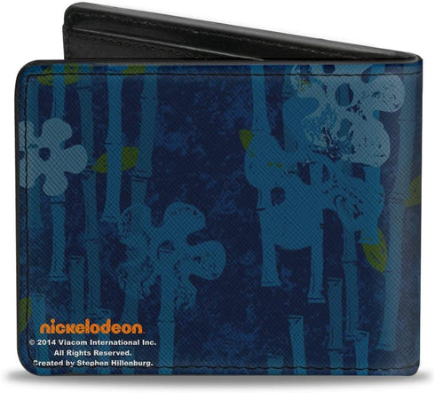 SpongeBob SquarePants mens Buckle-down Pu Bifold - Spongebob Nice Buns Wallet, Multicolor, 4.0 x 3.5 US...