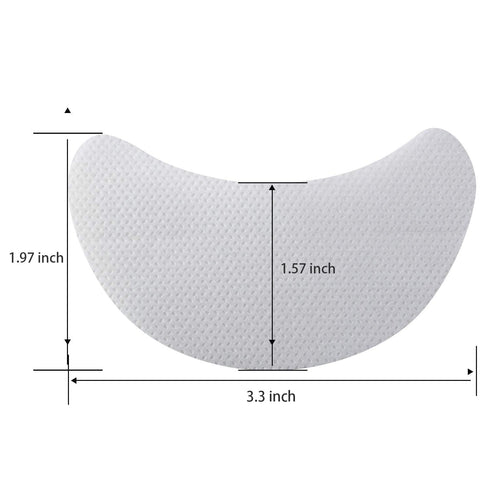 Yaomiao 200 Pieces Eyeshadow Shield Eyeshadow Gel Pad Patches Eyeshadow Stencils for Prevent Eyelash Extensions, Tinting and Lip Makeup Residue (2...