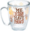 Tervis My Kids Have Paws Made in USA Double Walled Insulated Tumbler Travel Cup Keeps Drinks Cold & Hot, 16oz Mug - No Lid, Clear...