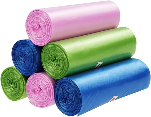 10 Gallon Kitchen Trash Bags, 120 Counts/ 6 Rolls...