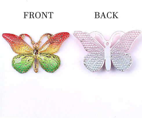 40 Pcs Colorful Butterfly Charms & Pendants Jewelry Kit - Enamel for Earrings, Bracelets, Necklace, DIY Phone Case & Hair Clip Craft...