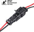 10 Pack 2 Pin Wire Connector 16 AWG Waterproof Automotive Electrical Connectors Deutsch Connector Male and Female Wire Connectors for Car Truck Bo...