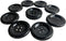 Big Round Button (50 mm) 10 Pcs for Sewing Garment Clothing Dress Pants Skirt Hat Accessories Scrapbooking DIY Craft Black...