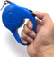 Retractable Dog Leash with Nylon Ribbon Lead for Small & Medium Breeds, Durable, No Tangle, 10-feet Long, Supports up to 25-Pound (Small, Blue)...