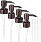 4PC Soap Dispenser Lids - 304 Stainless Steel Replacement Pump with Waterproof Label Stickers 8 Pack Tubes Fit 28/400 Thread Neck Bottles?for Dish...