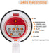 MyMealivos Portable Megaphone Bullhorn 20 Watt Power Megaphone Speaker Voice and Siren/Alarm Modes with Volume Control and Strap (White&Red)...