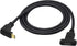 90 Degree USB 3.1 Type C Panel Mount Cable Gen 2 Up&Down Angle Type C 3.1 Female Panel Mount to Male Cable,Supports Charging,Data,Audio,Video Cabl...