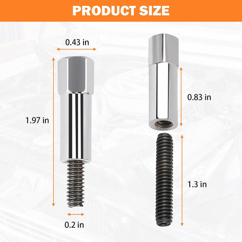 Valve Cover Bolts Kit Compatible with Chevy 350 283 305 327 383 SBC Valve Covers Bolt Studs Small Block Chrome Steel Valve Covers with Black Oxide...