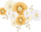 Fonder Mols Tissue Paper Chrysanth Pom Pom Flowers for Boho Baby Shower Gender Neutral Baby Shower Game & New Baby Party Activity Decorations Boy ...