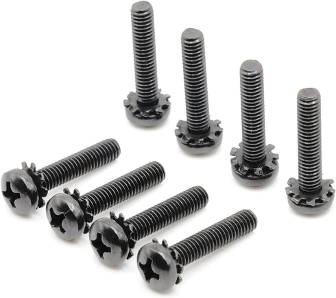 ReplacementScrews 1 Set of Metric Screws (Model RS-198358) Pan Head - Philips Drive - Black Plated (Pack of 8)...