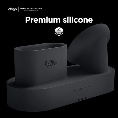 elago MS Charging Station 2 - Compatible with iPhone 15, iPhone 14, MagSafe Charger, iPhone 13, iPhone 12 AirPods Pro 2, AirPods Pro, and All Appl...