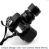 58mm Tele Metal Screw-in Lens Hood Sunshade with Centre Pinch Lens Cap for Canon Nikon Sony Pentax Olympus Fuji Sumsung Leica Standard Thread Lens...