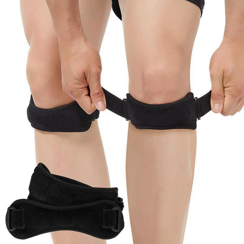 Patella Tendon Knee Strap 2 Pack, Knee Pain Relief Support Brace | Stabilization for Hiking, Soccer, Basketball, Running, Jumpers Knee, Tennis, Te...